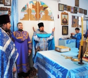 Престольный праздник и освящение росписи в Абалацком храме поселка Карабулак Престольный праздник и освящение росписи в Абалацком храме поселка Карабулак